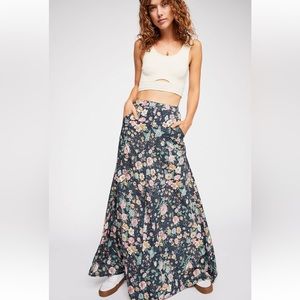 Free People x Auguste the Label Spring Rose Wylde Maxi Skirt